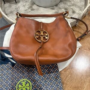 Tory Burch Tan Leather Shoulder Bag